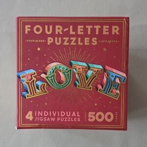 Knock Knock Four-Letter Puzzles LOVE